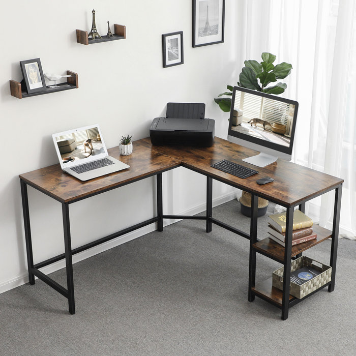 Williston Enprise LShape Desk & Reviews Wayfair